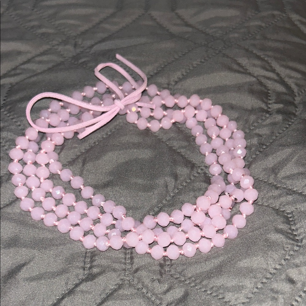Baby Pink Layering Necklace